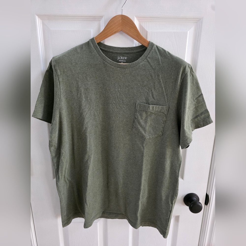 J. Crew Men's Green T-Shirt